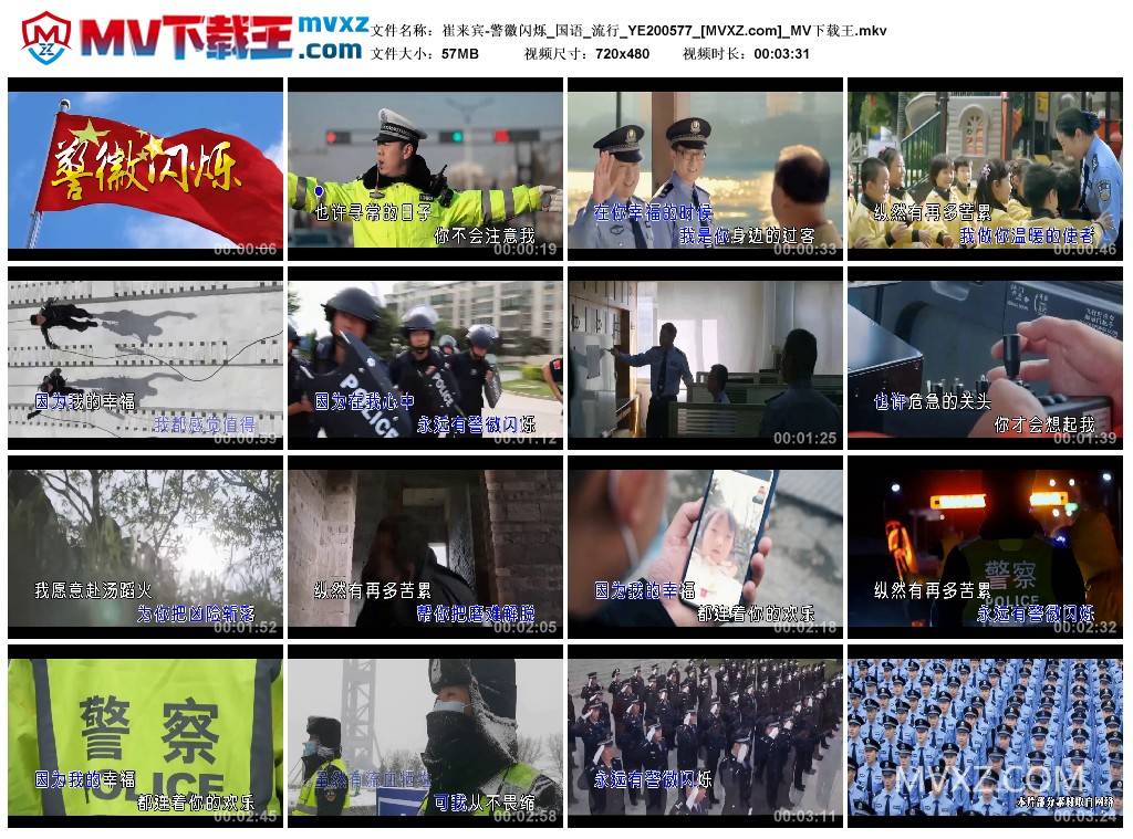 崔来宾-警徽闪烁_国语_流行_YE200577